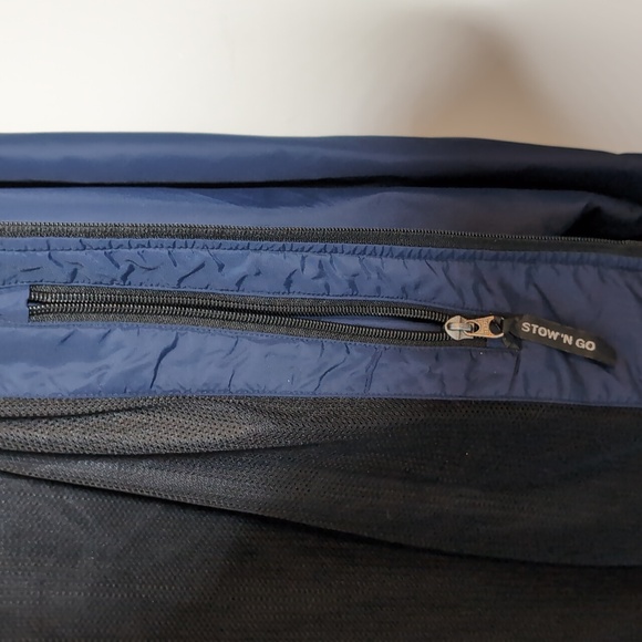 Men's Timberland Navy Stow and Go Packable Windbreaker Rain Jacket XL Vi… - Picture 9 of 13